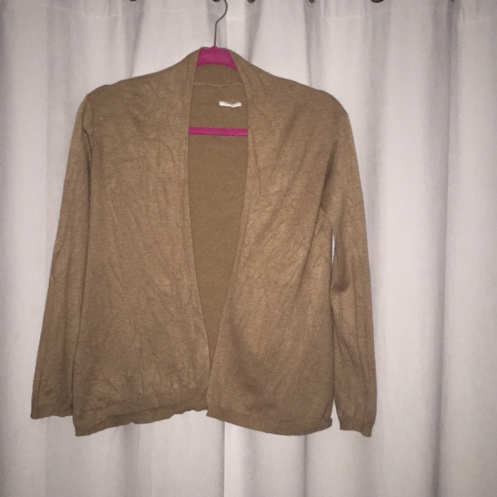 Brown cardigan